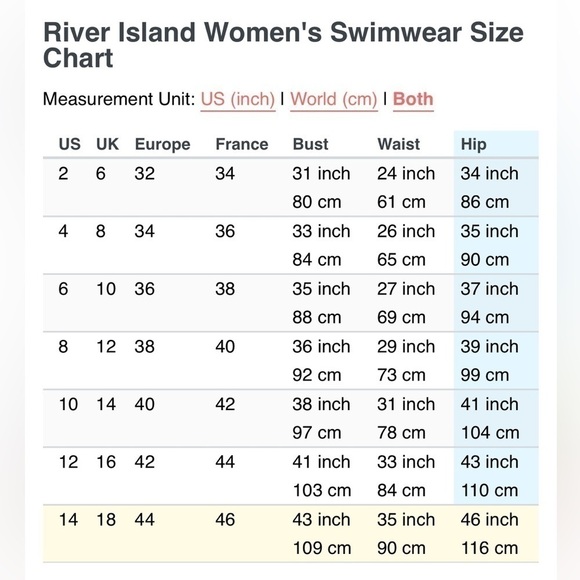 River Island Swimsuit Crop Top Bikini Retro 60’s Vibe Psychedelic Metallic 10 - Picture 11 of 11